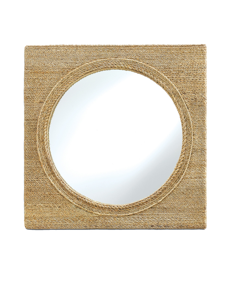 Tisbury Small Square Rope Mirror