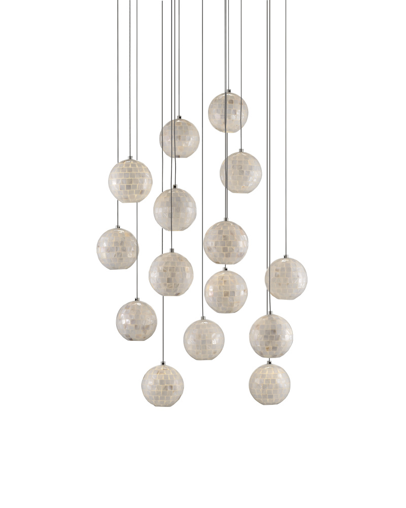 Finhorn 15-Light Round Multi-Drop Pendant