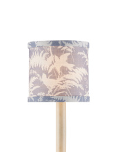 Currey 0900-0056 - Aviary Dusty Blue Drum Chandelier Shade