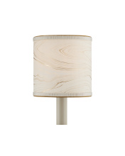 Currey 0900-0016 - Marble Cream Paper Drum Chandelier Shade