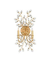 Currey 5000-0275 - Forget-Me-Not Gold Wall Sconce